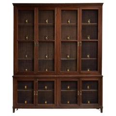 Pine Library Bookcase, Spain circa 1890