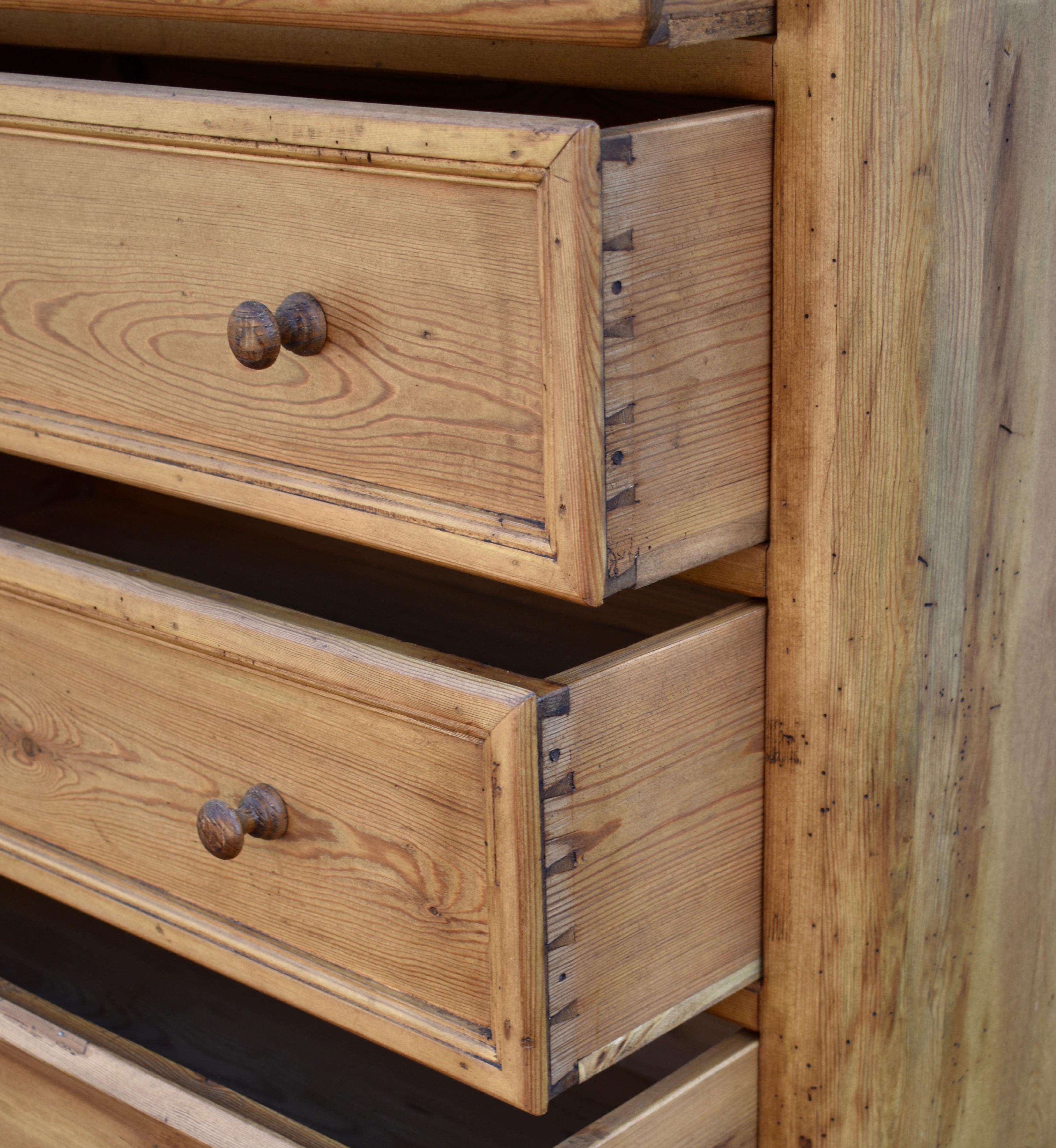 Pine Louis-Philippe Style Chest of Four Drawers 3