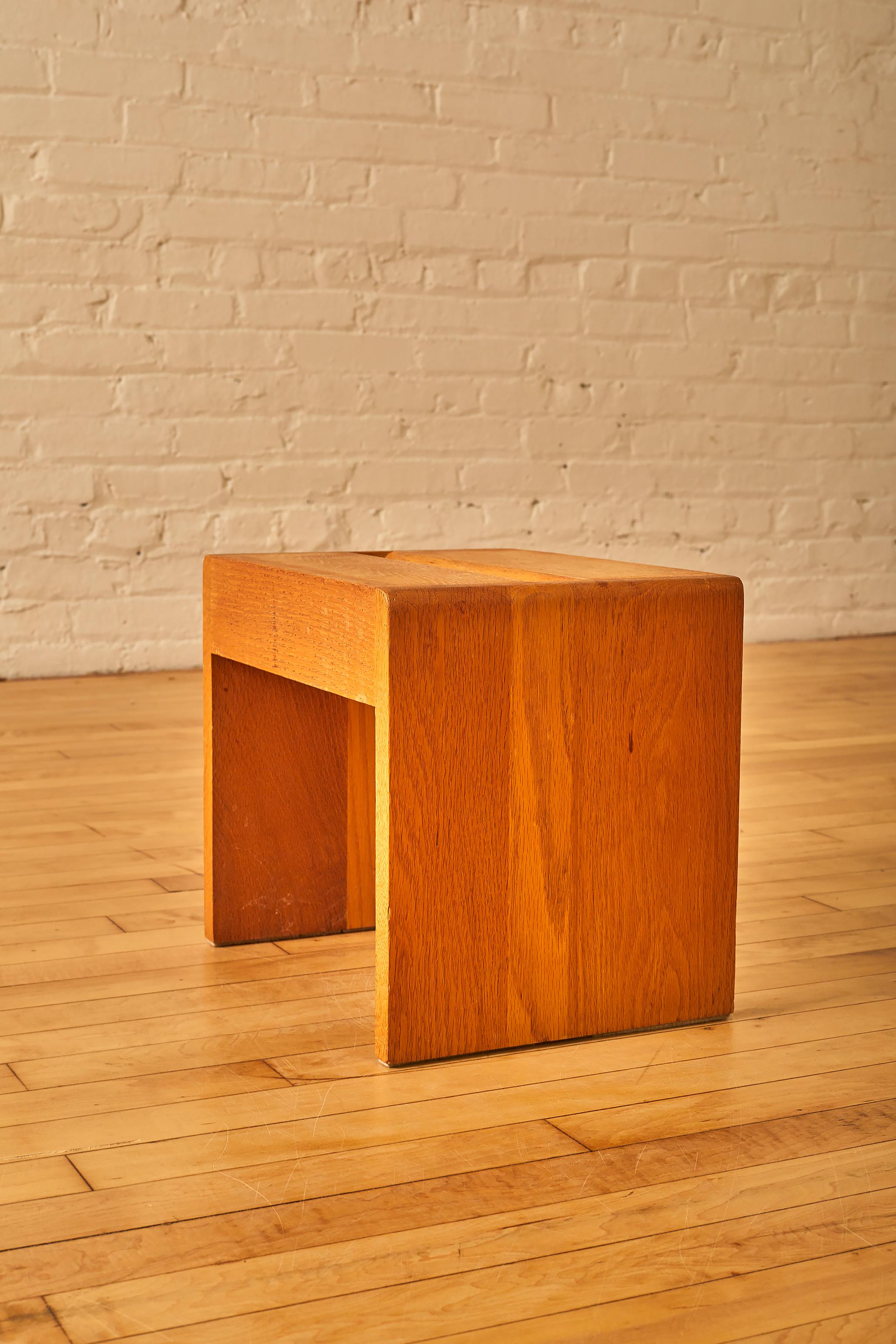Pine Low Side Table For Sale 1