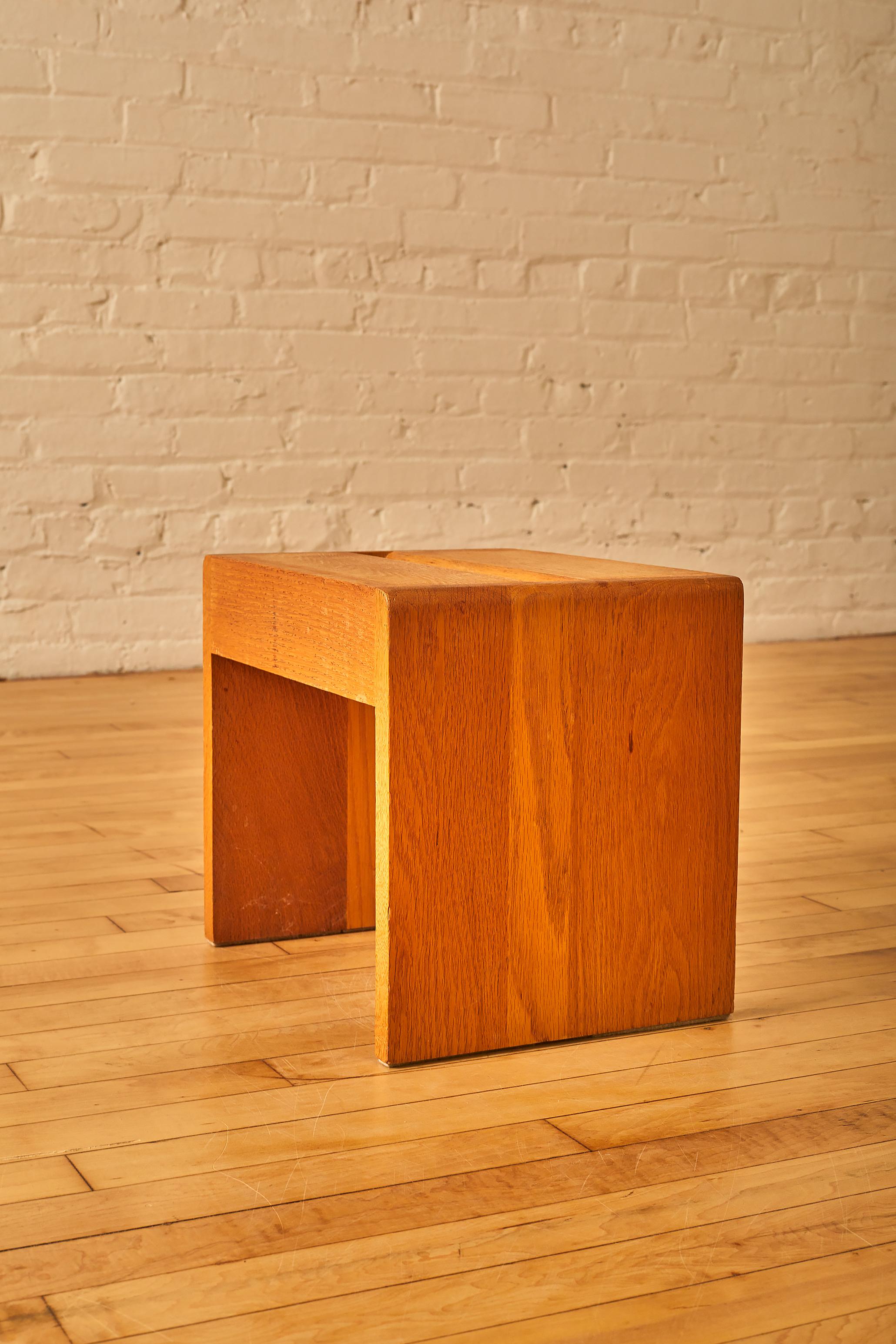 Pine Low Side Table For Sale 1