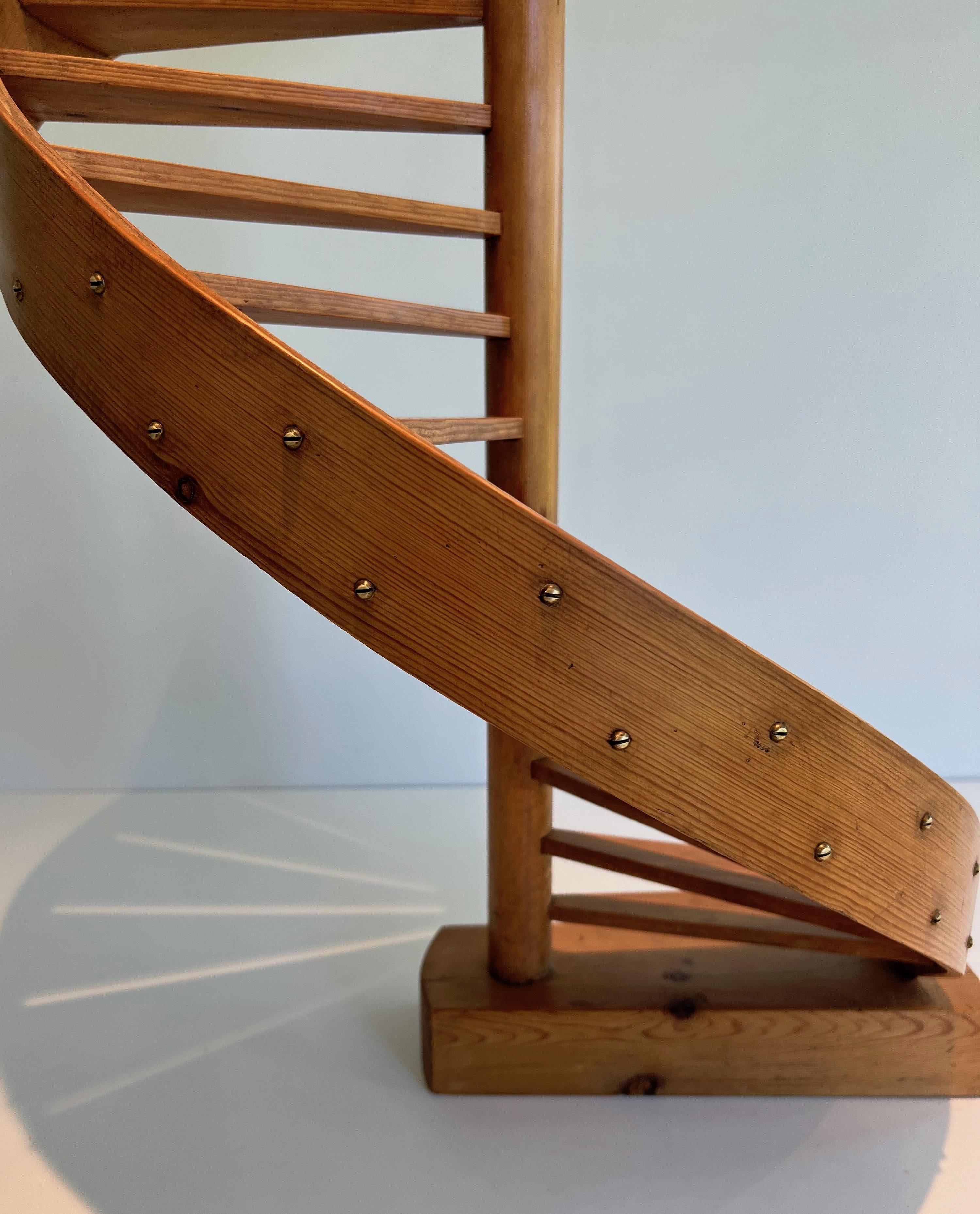 Master-Treppe aus Kiefer  im Angebot 2