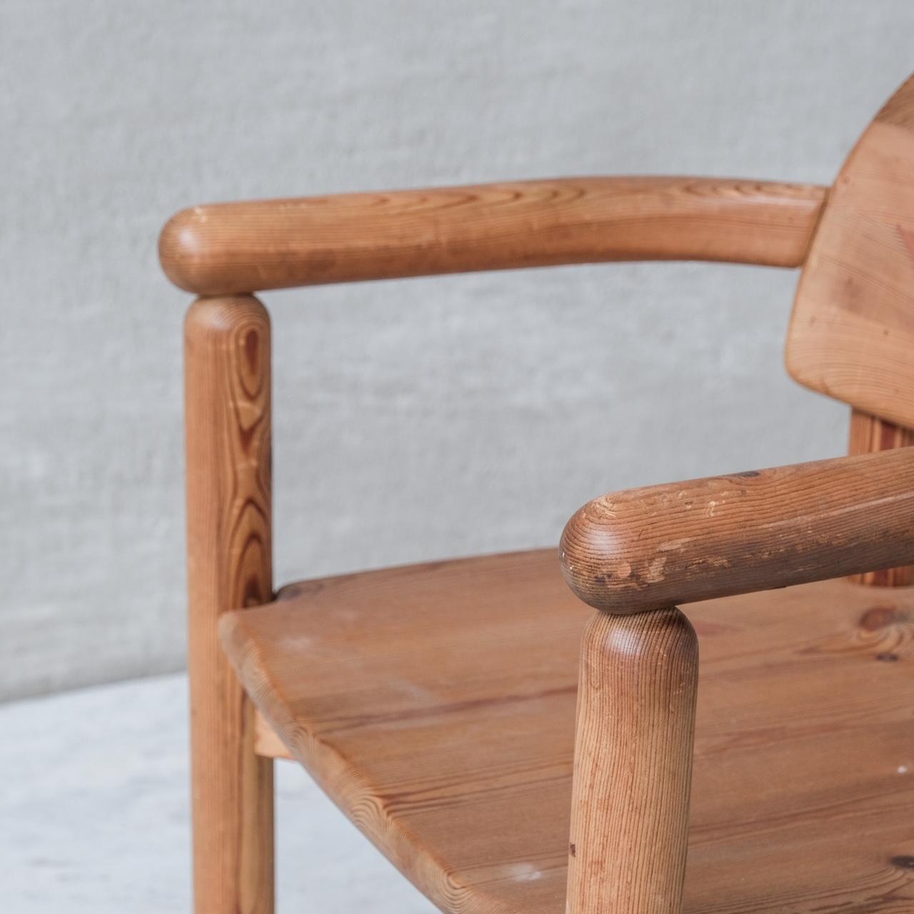 Pine Mid-Century Danish Dining Chairs Attr. to Rainer Daumiller '12+ Available' For Sale 1