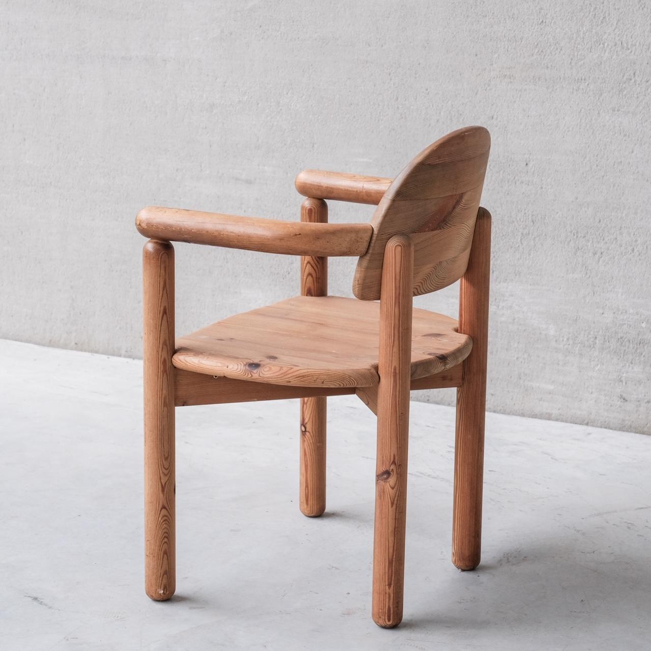Pine Mid-Century Danish Dining Chairs Attr. to Rainer Daumiller '12+ Available' For Sale 3