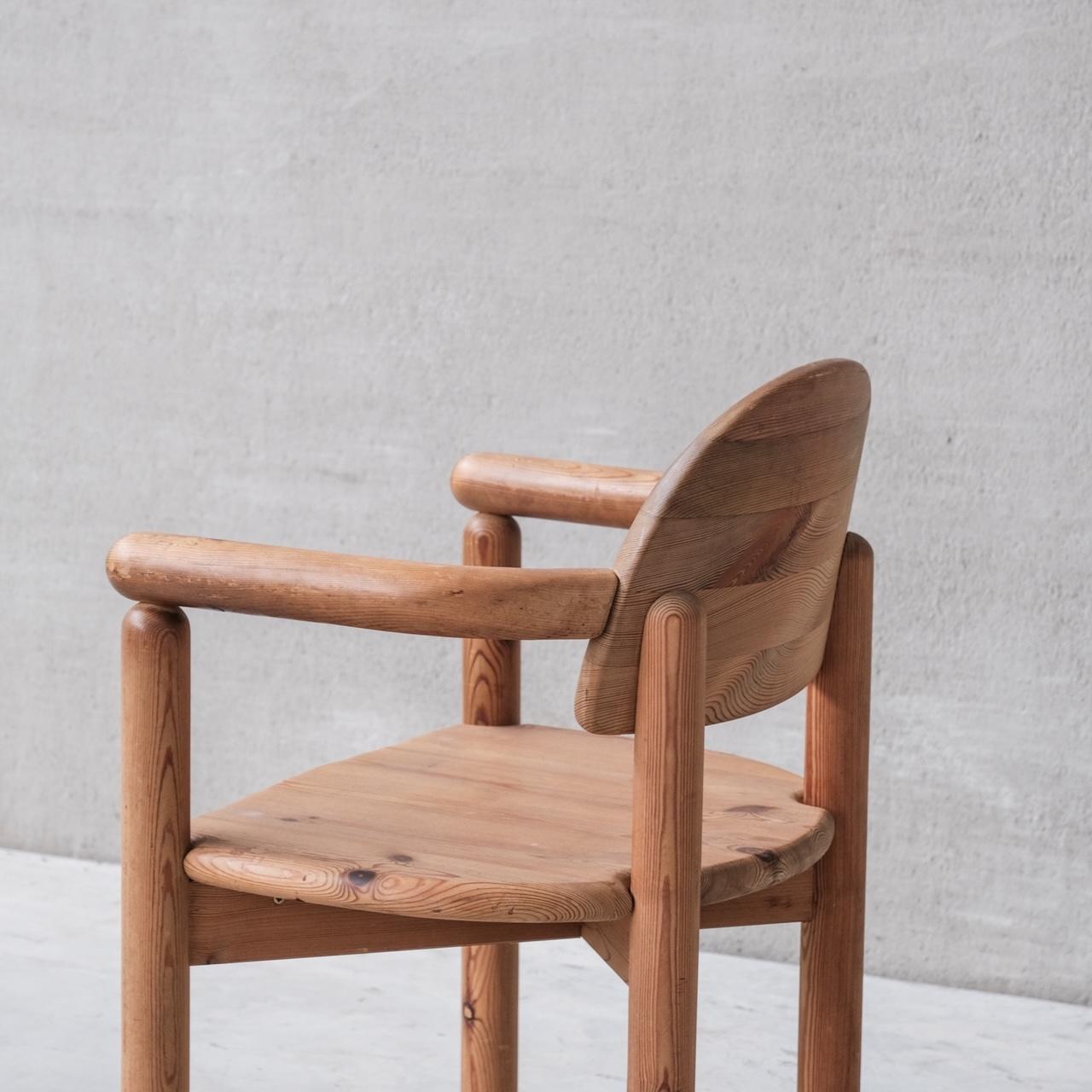 Pine Mid-Century Danish Dining Chairs Attr. to Rainer Daumiller '12+ Available' For Sale 4