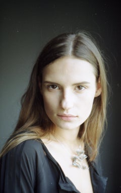 Contemporary Pine Necklace in Sterling Silver