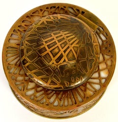 Pine Needle Inkwell by Tiffany Studios