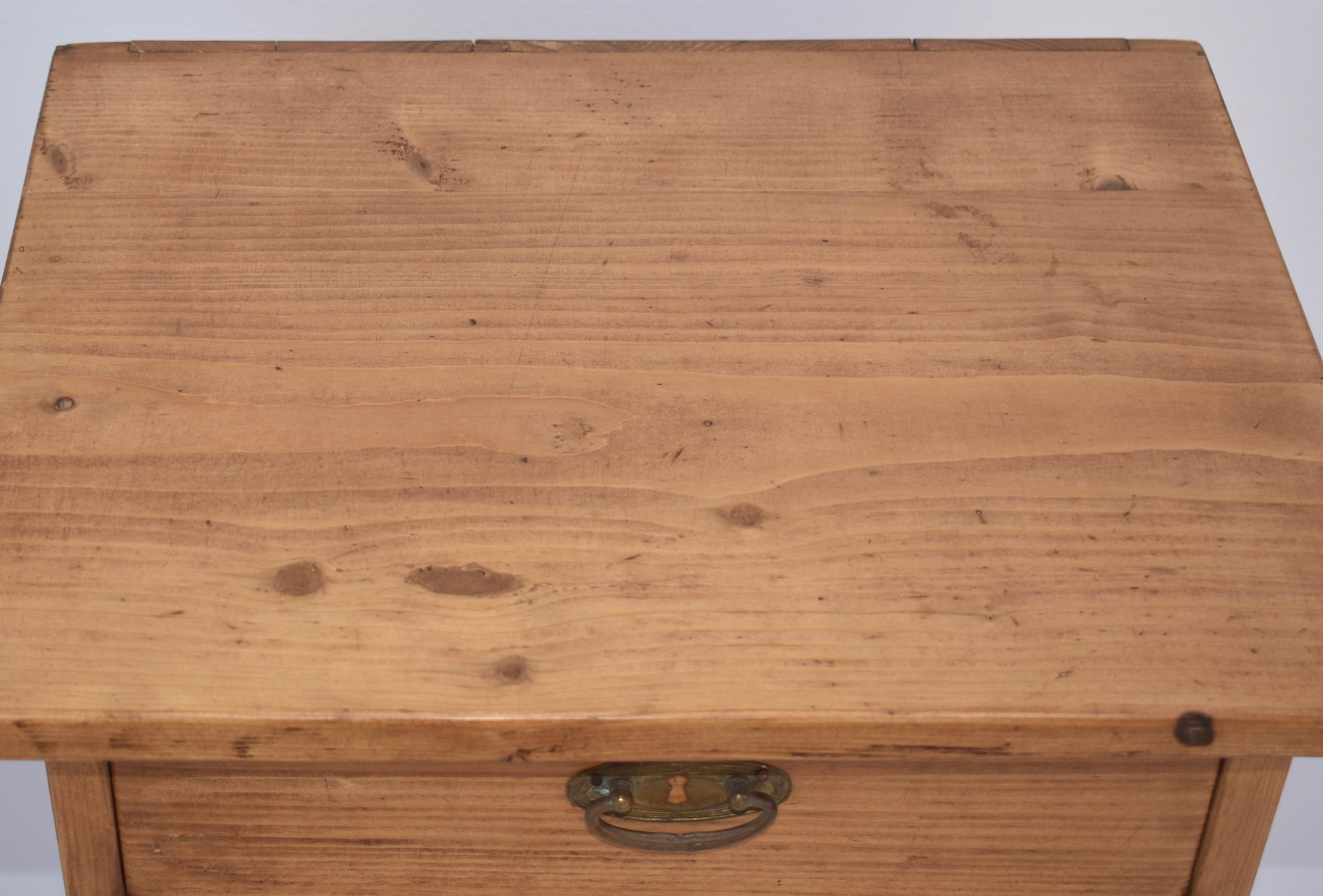 Polished Pine Nightstand