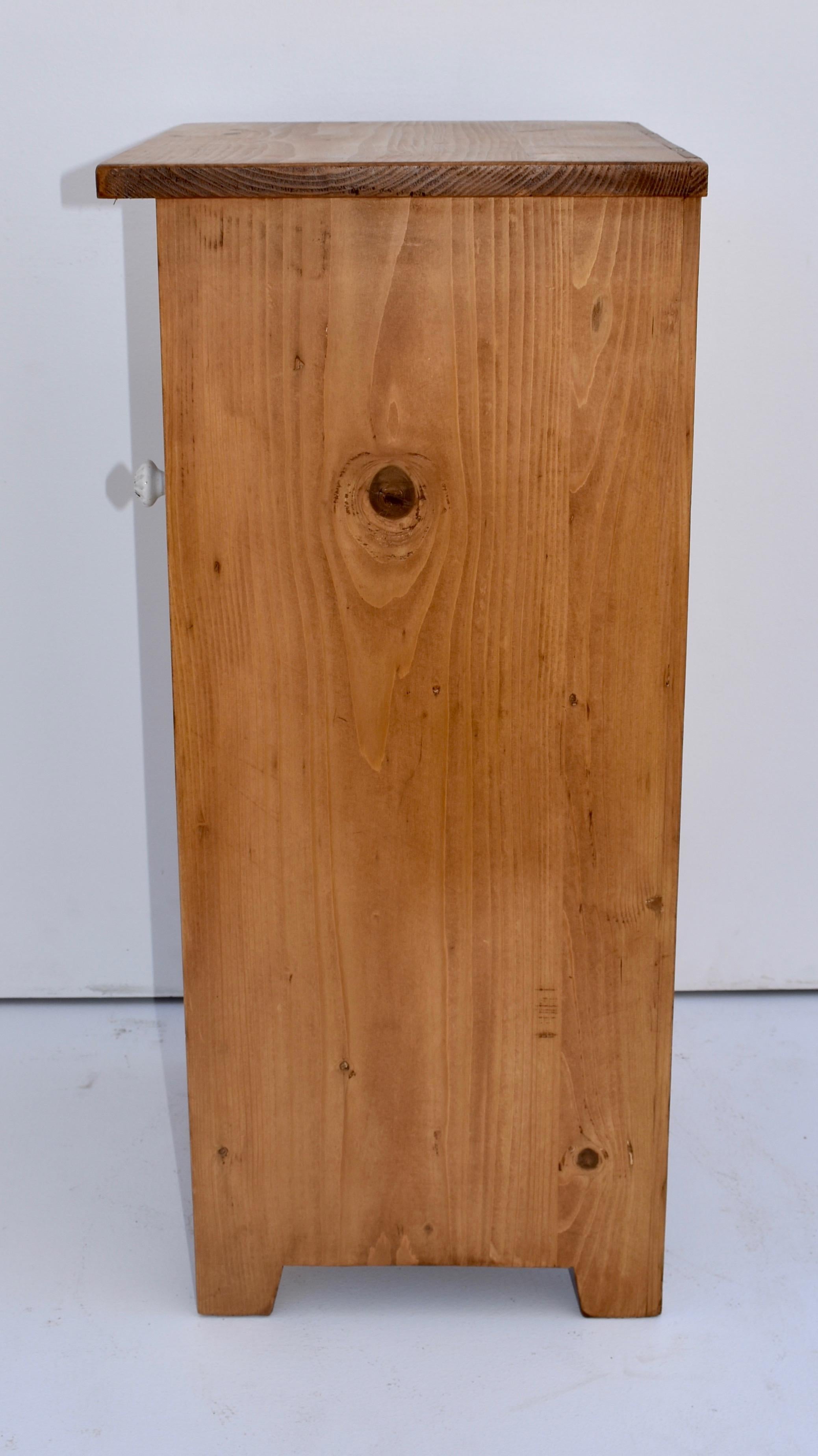 19th Century Pine Nightstand