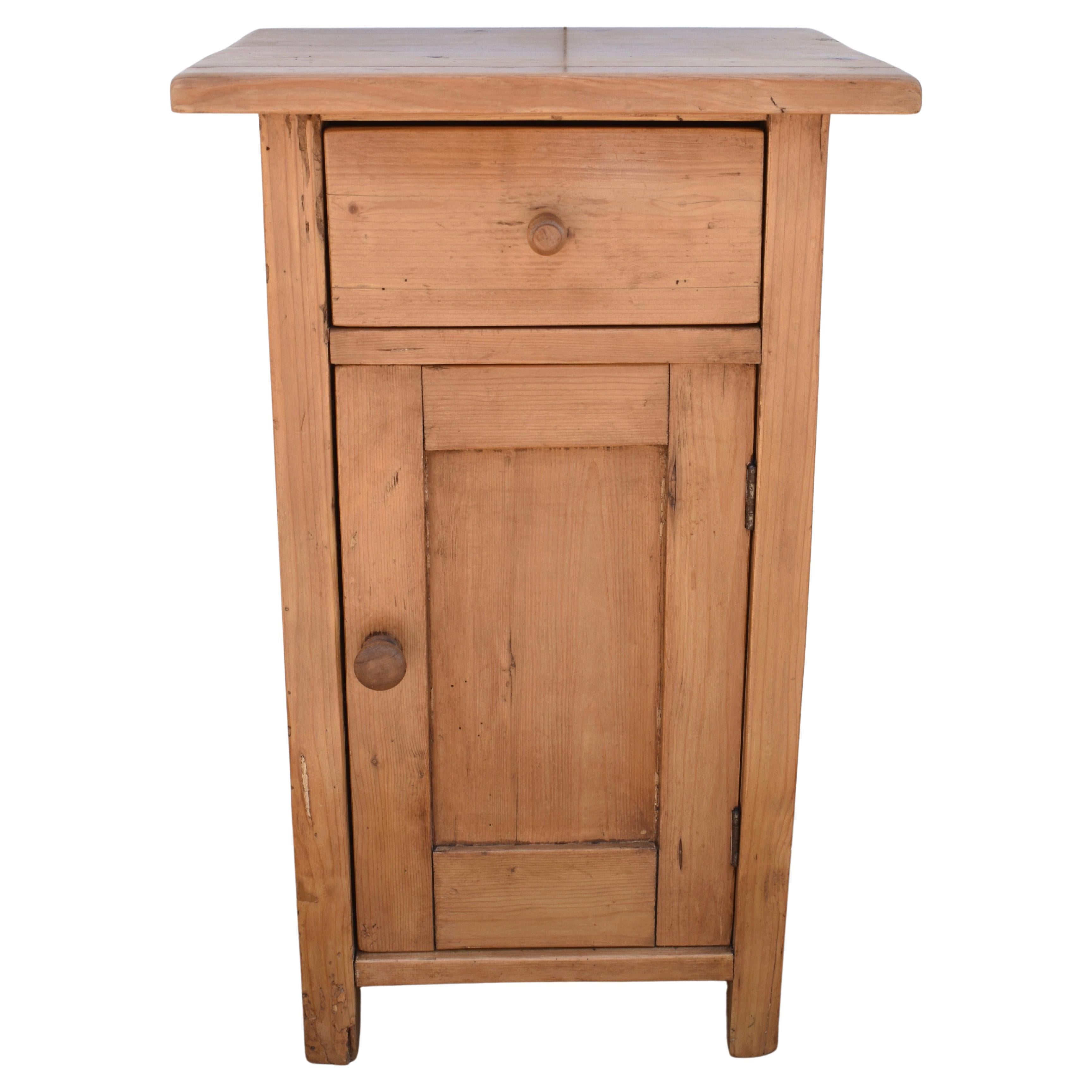 Pine Nightstand at 1stDibs