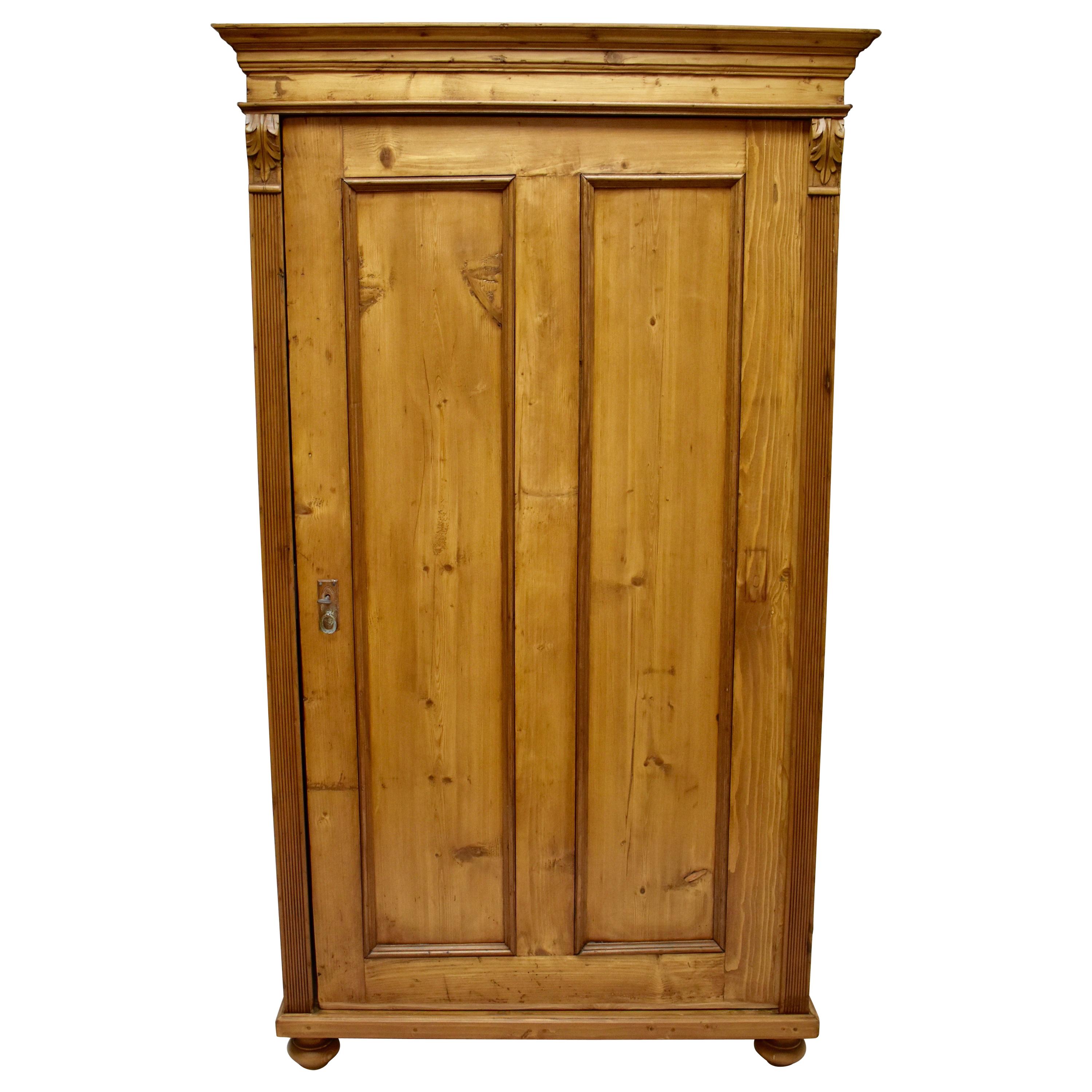 Pine One Door Wardrobe or Storage Cupboard