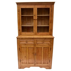 Pine One Piece Irish Glazed Dresser