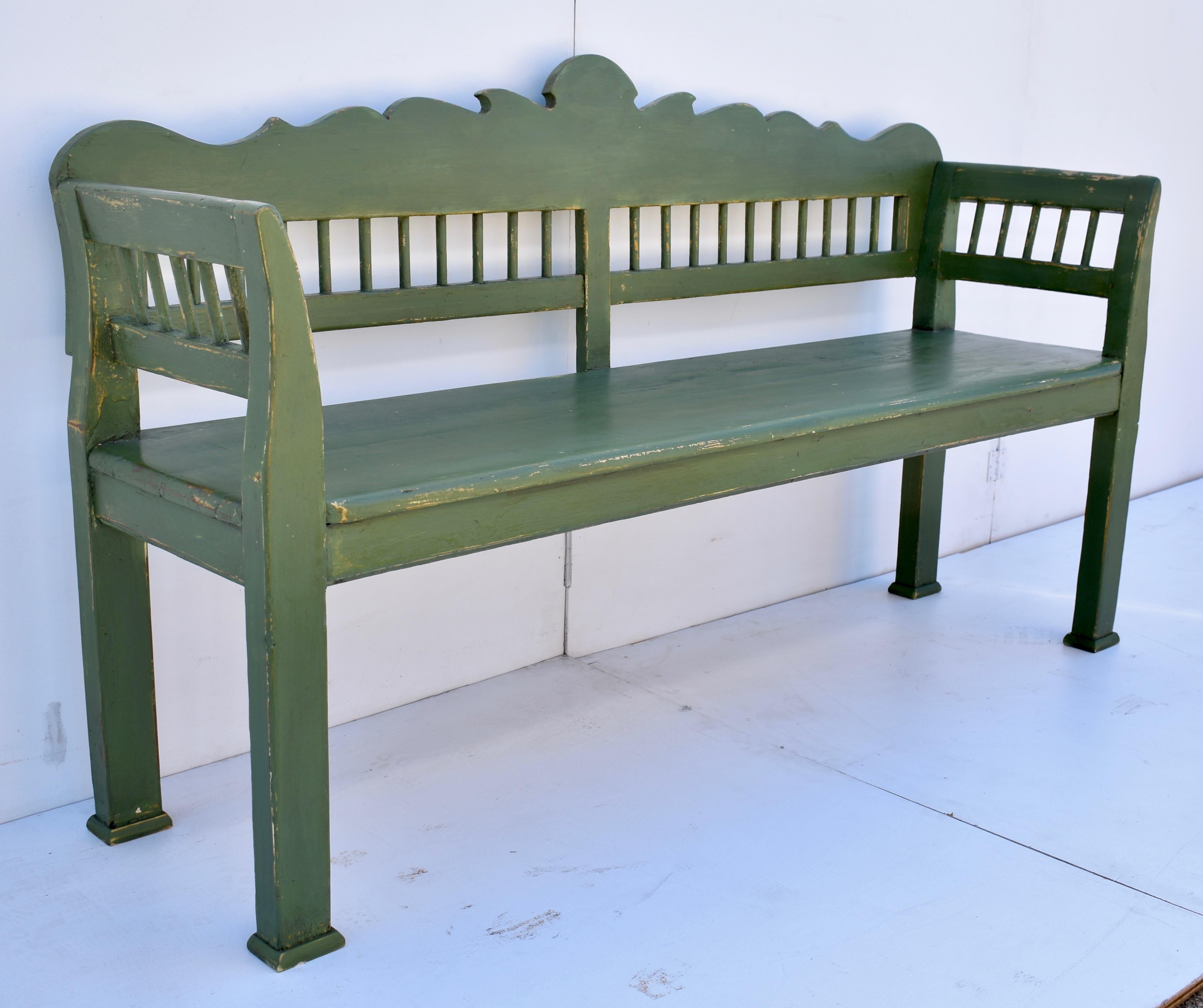 Country Pine Painted Bench or Settle