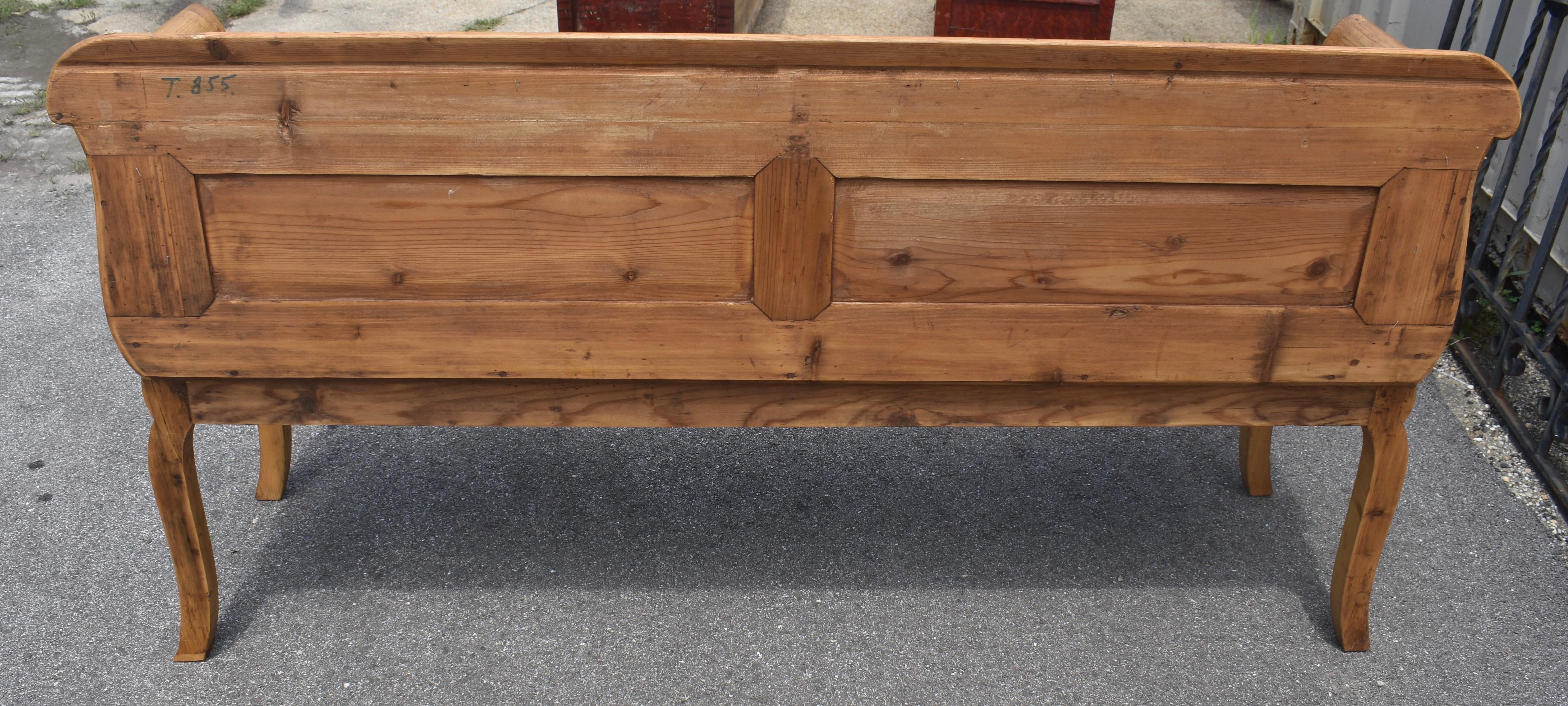 Banco o banqueta de madera de pino en venta 7