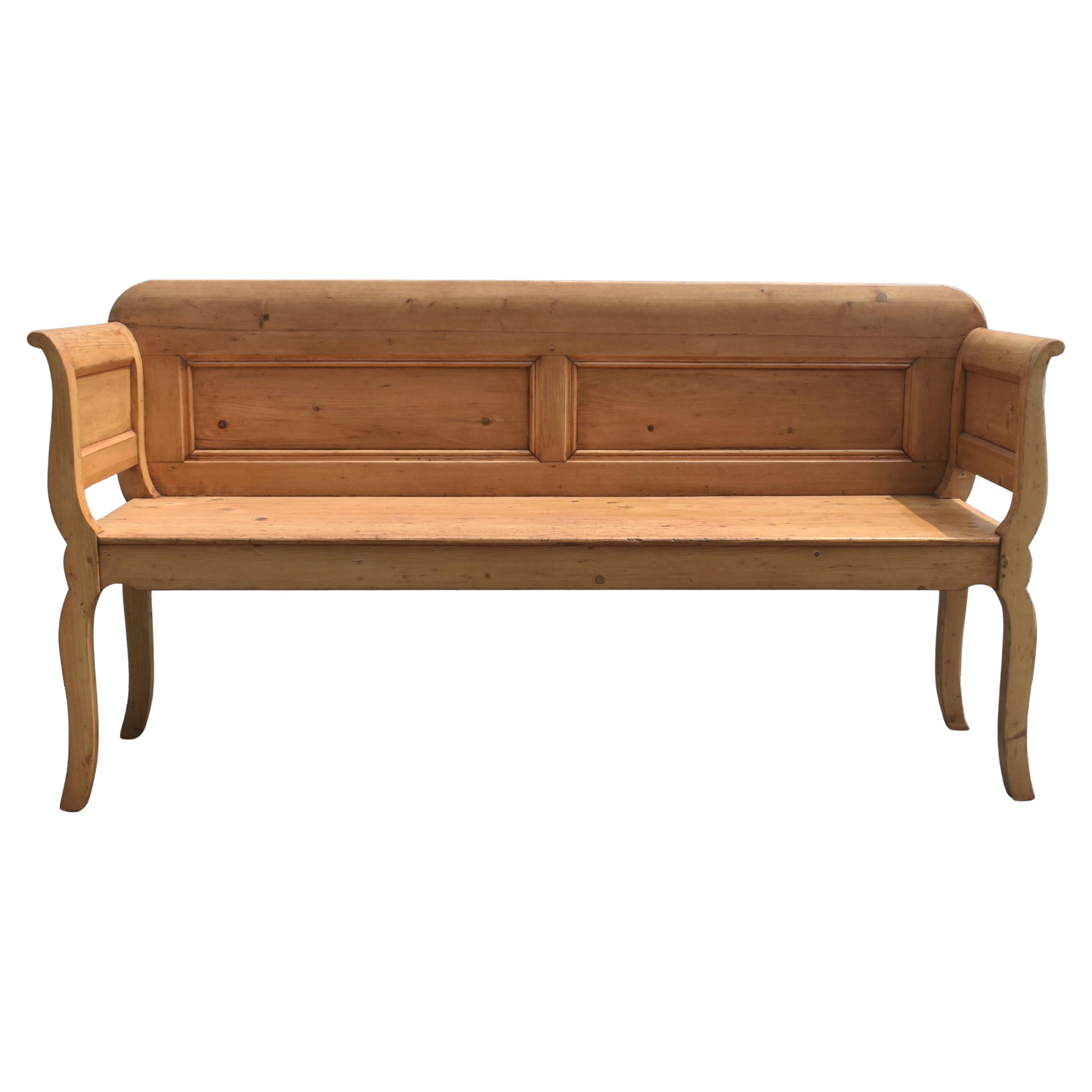 Banco o banqueta de madera de pino en venta