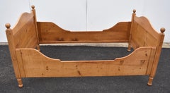 Pine Paneled Box Bed
