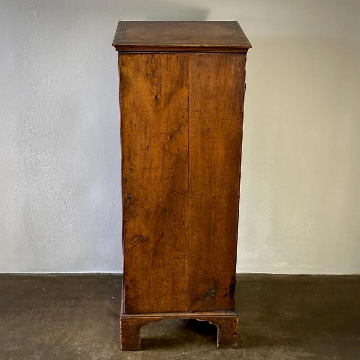 Late 18th Century Pine Pedestal Cupboard For Sale