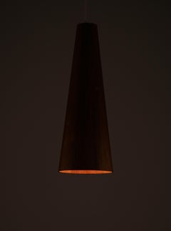 Pine pendant by Jørgen Wolf model "Conus", Denmark, 1960s