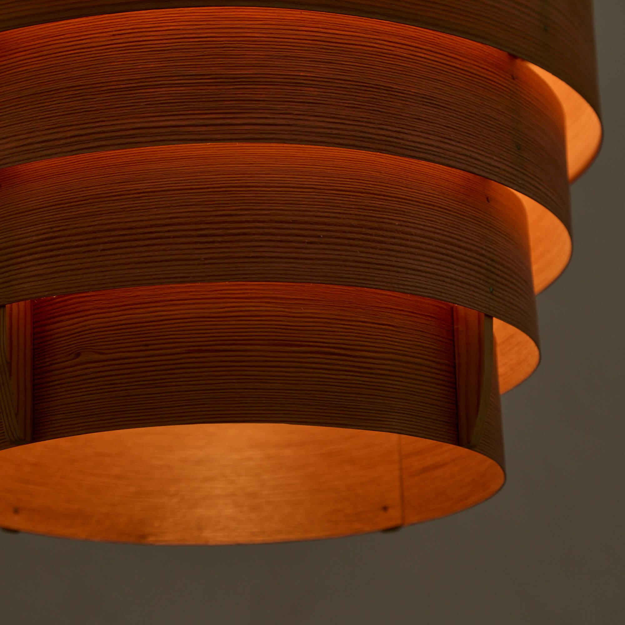 Metà XX secolo Lampada a sospensione Pine di Hans-Agne Jakobsson in vendita