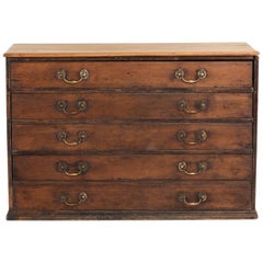 Antique Pine Plan Chest