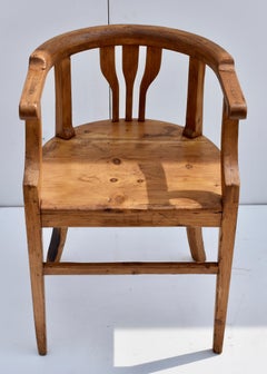 Pine Plank Seat Armchair