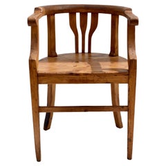 Pine Plank Seat Armchair