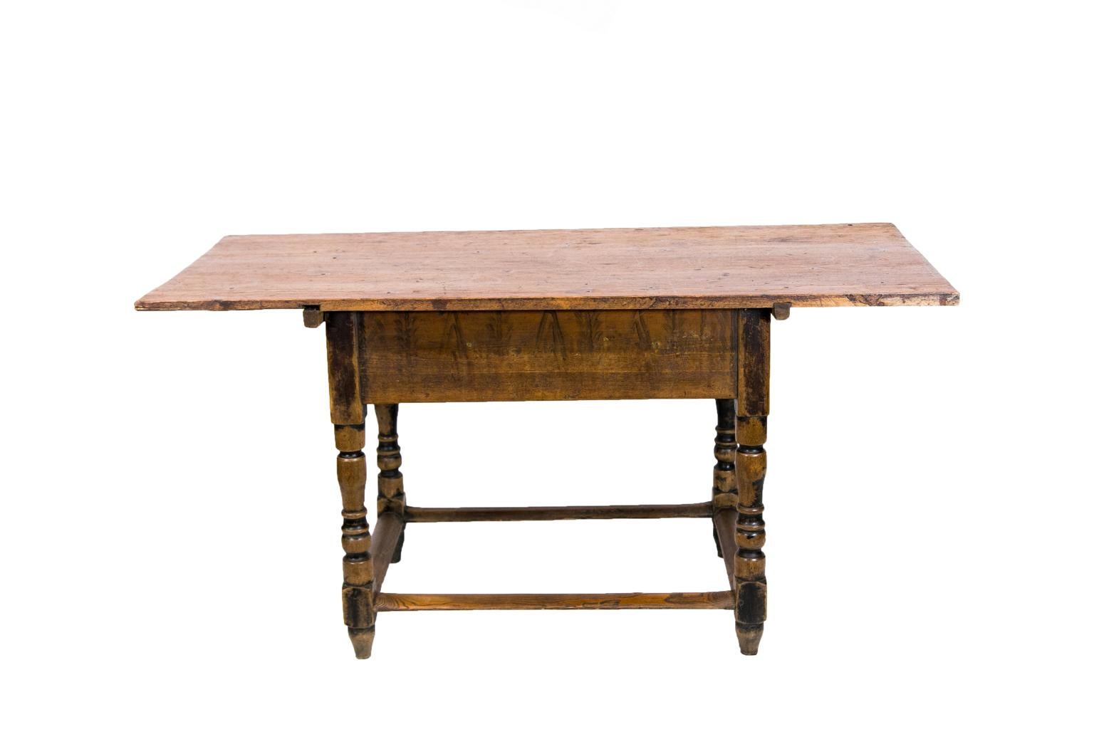 Pine Russian Tavern Table For Sale 6