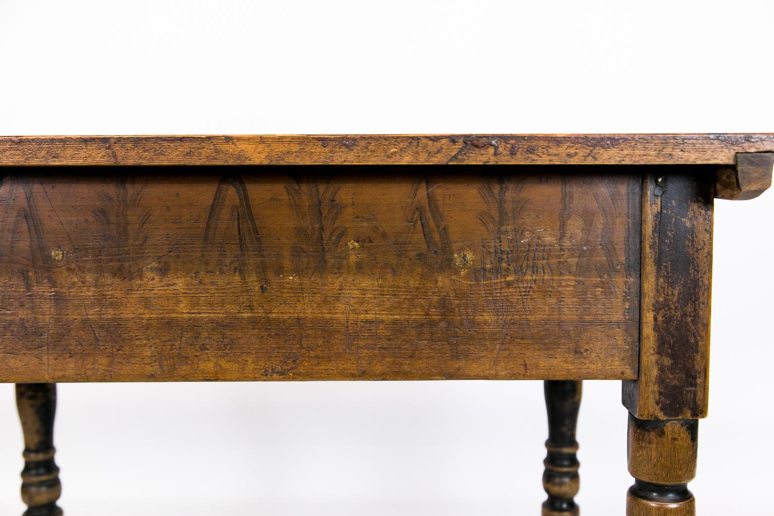 Pine Russian Tavern Table For Sale 7
