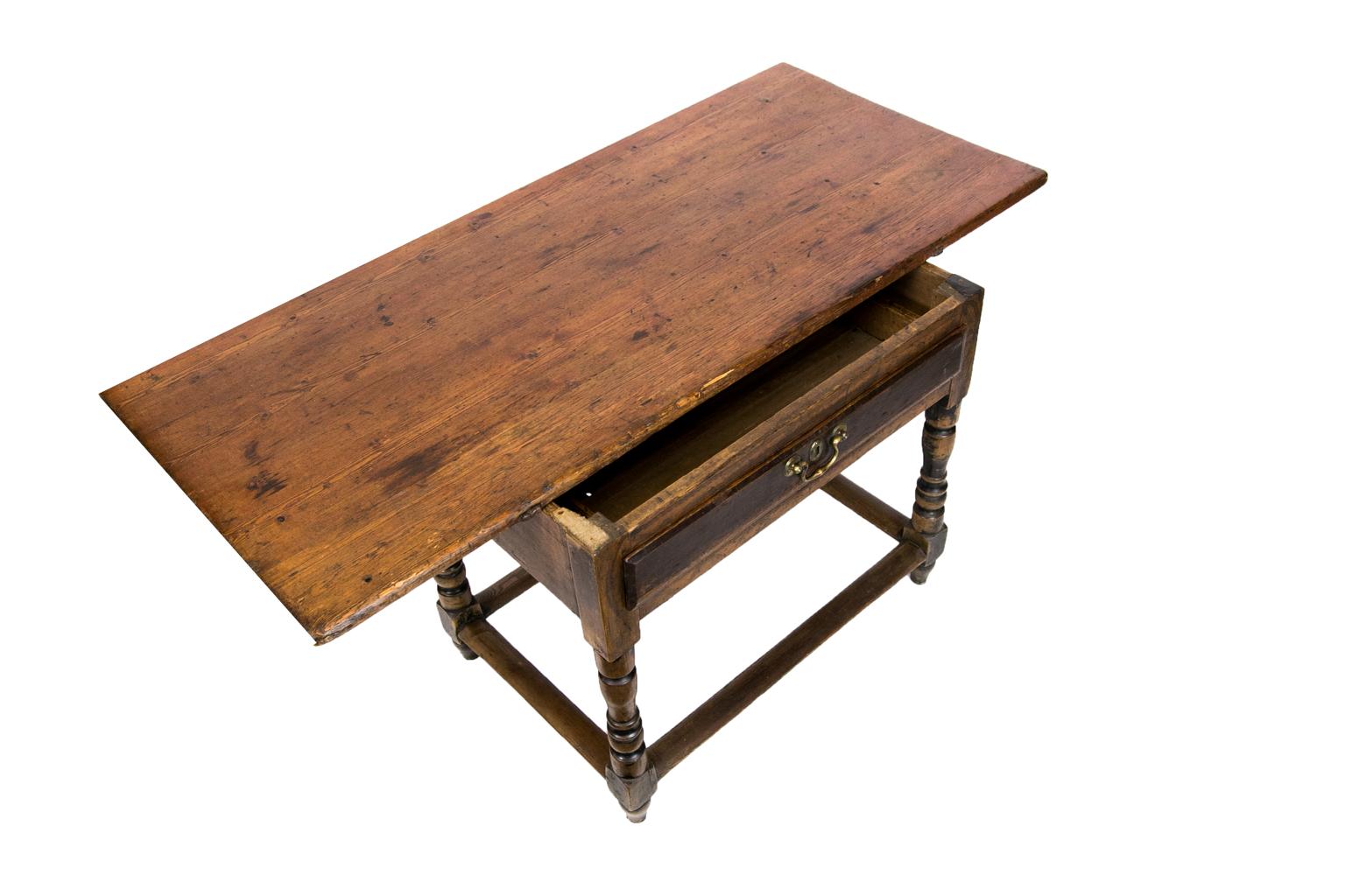 Pine Russian Tavern Table For Sale 9