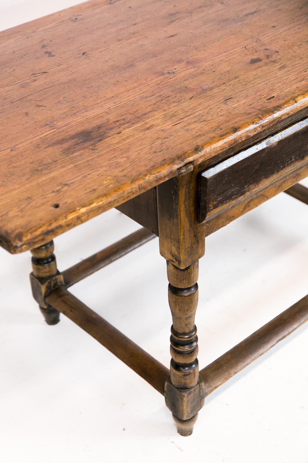 Mid-19th Century Pine Russian Tavern Table For Sale
