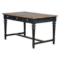 Rustikaler Tisch aus Kiefer, 1930er Jahre