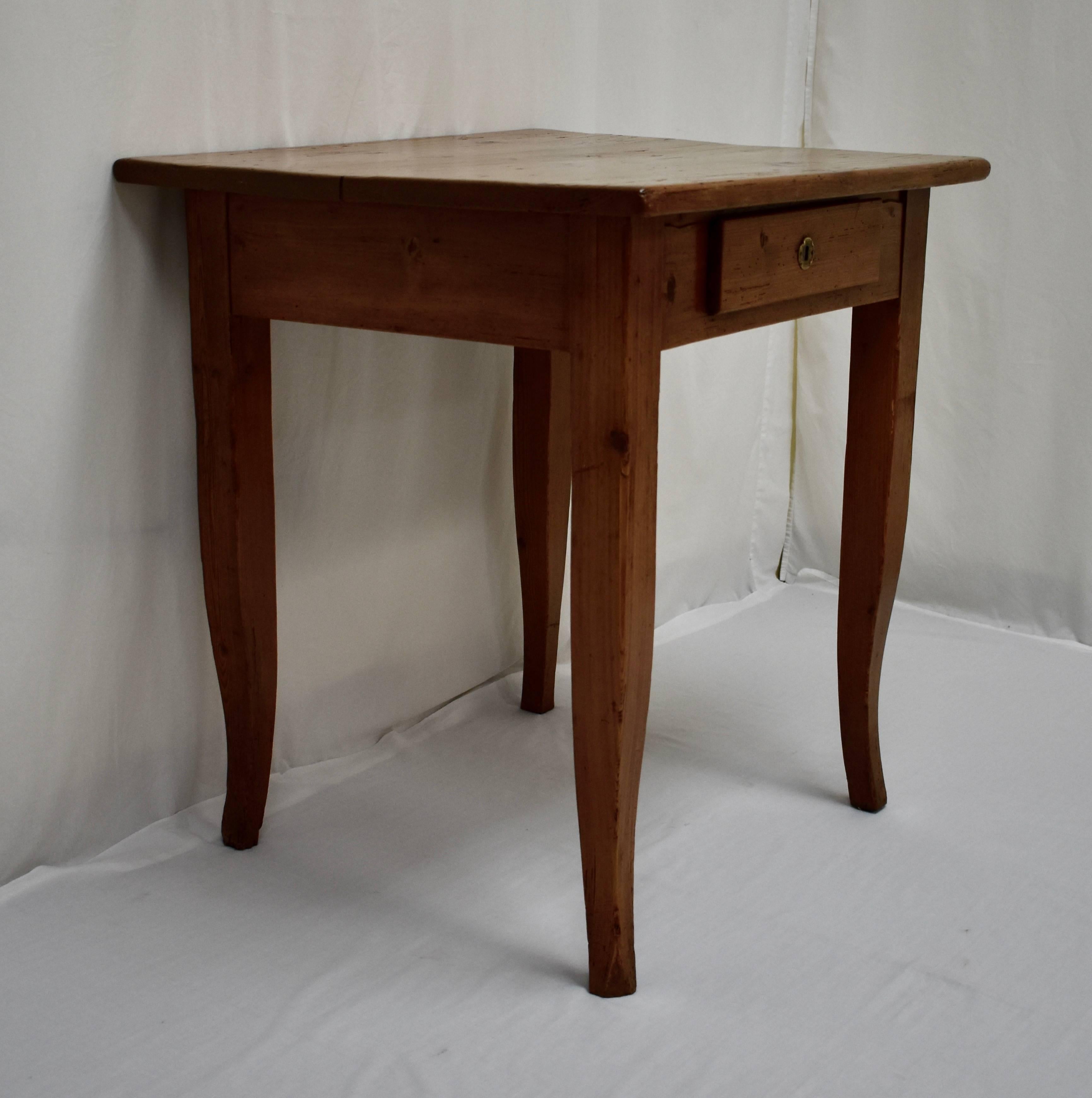 Country Pine Sabre Leg Writing Table
