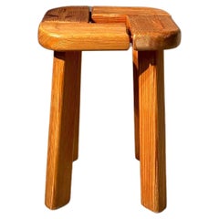 Vintage Pine Sauna Stool for Finnsauna Lagerholm 