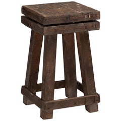 Pine Sculptor Stand, France, circa 1930