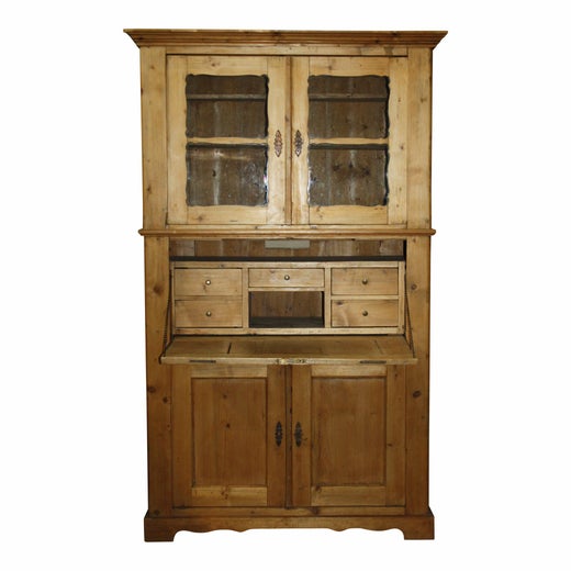 Pine Secretary Cabinet Circa 1900 For Sale At 1stdibs