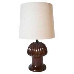Lampada in legno a forma di pino, anni '30