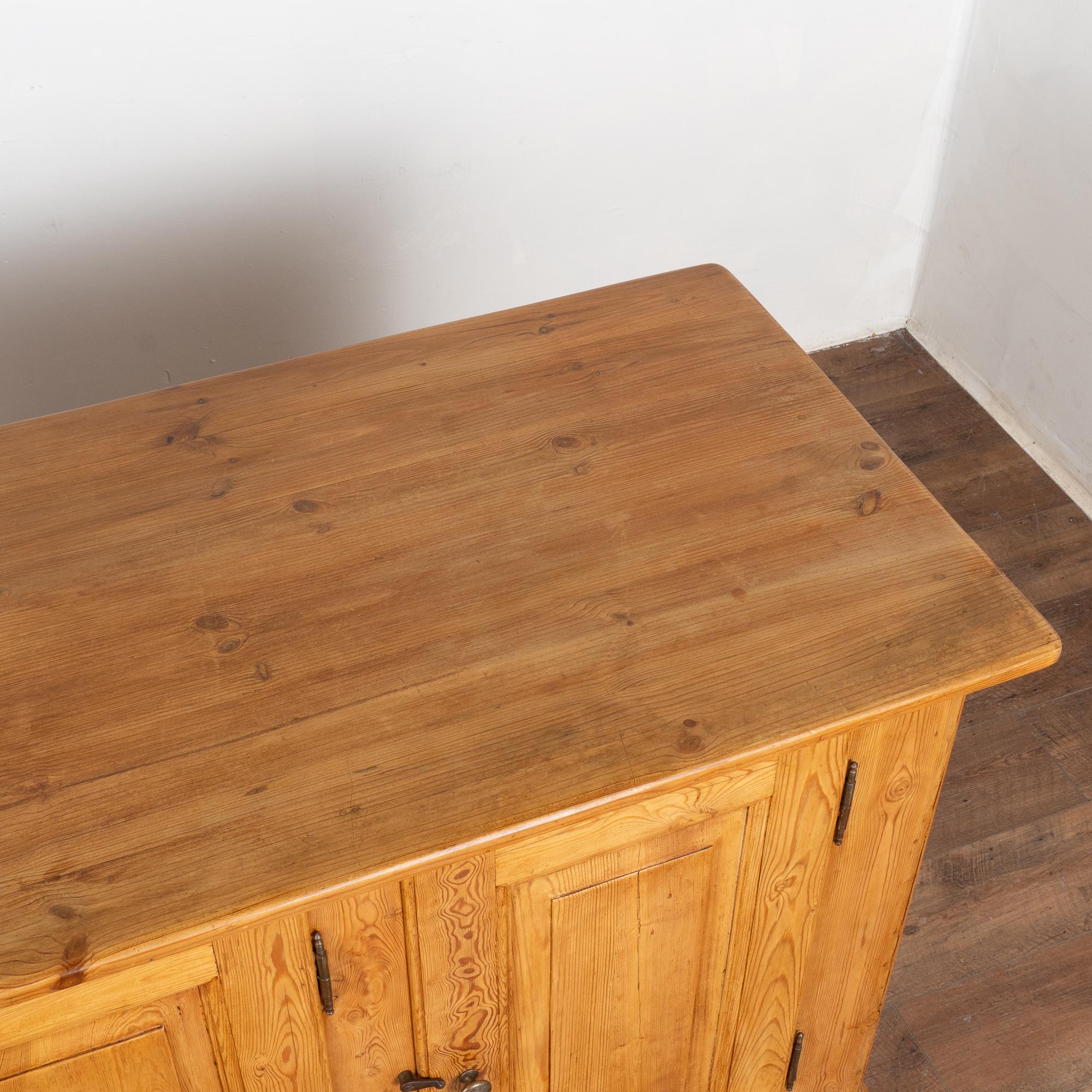 Pine Shop Counter Sideboard Kitchen Island, Denmark circa 1890 1