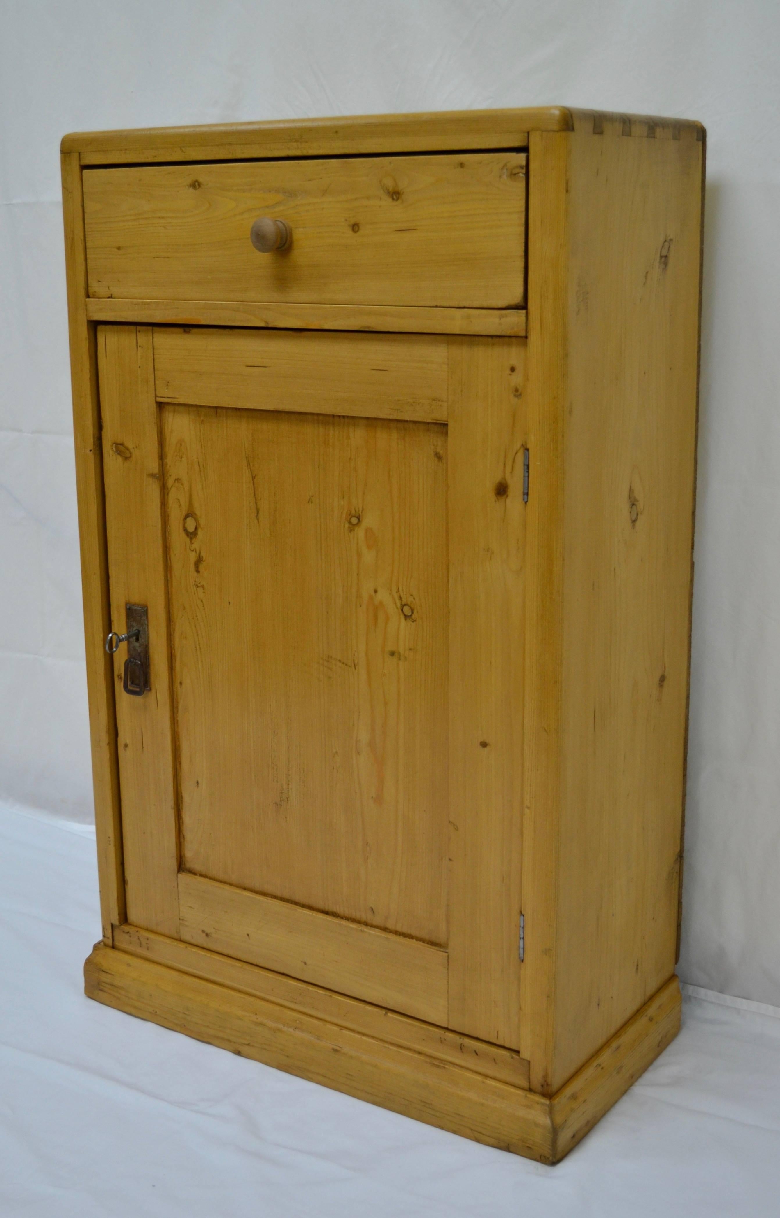 20th Century Pine Side Cupboard