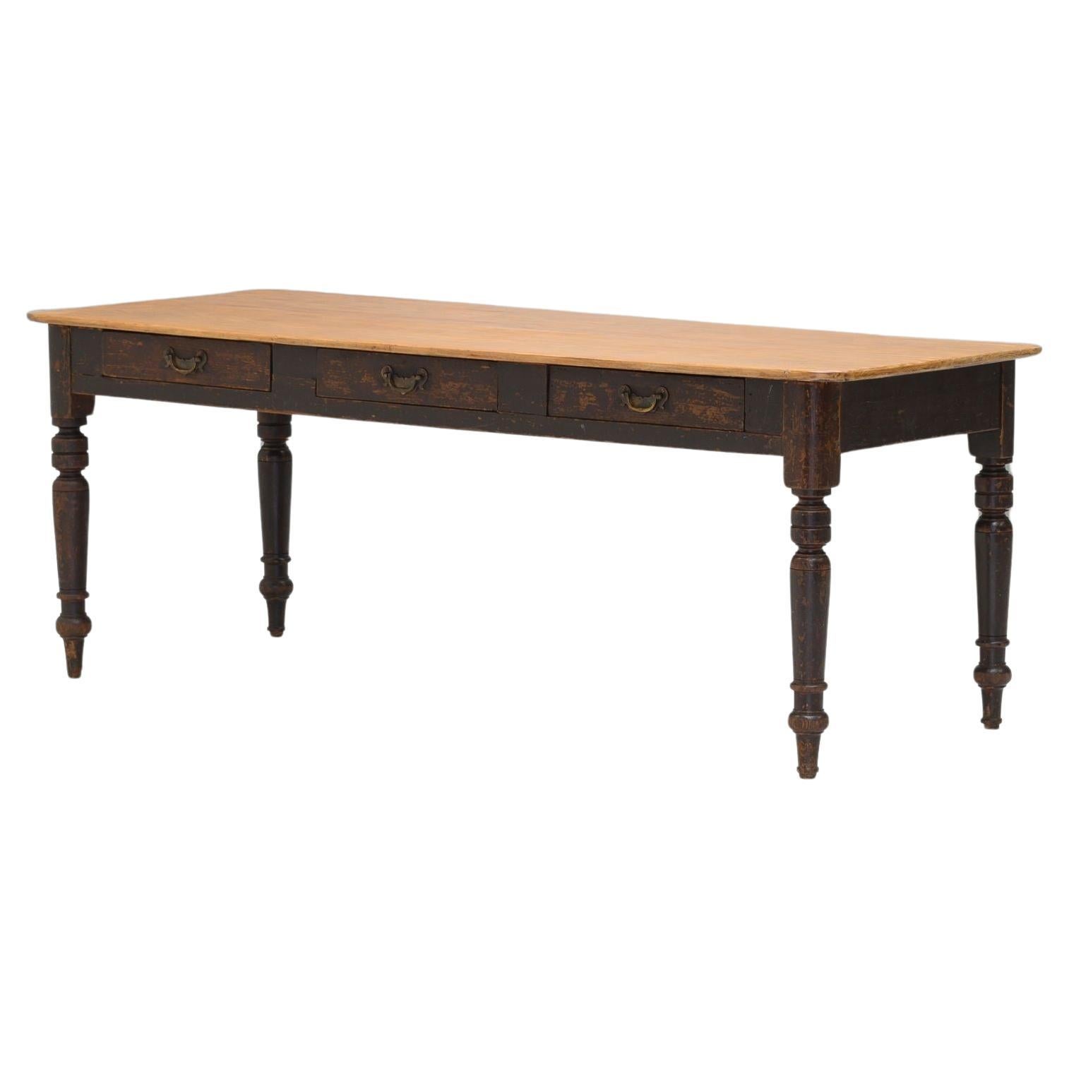 Pine Side Table For Sale