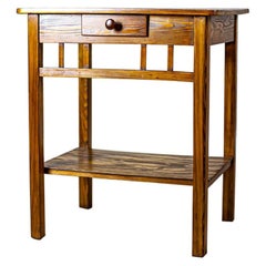 Pine Side Table from the Interwar Period