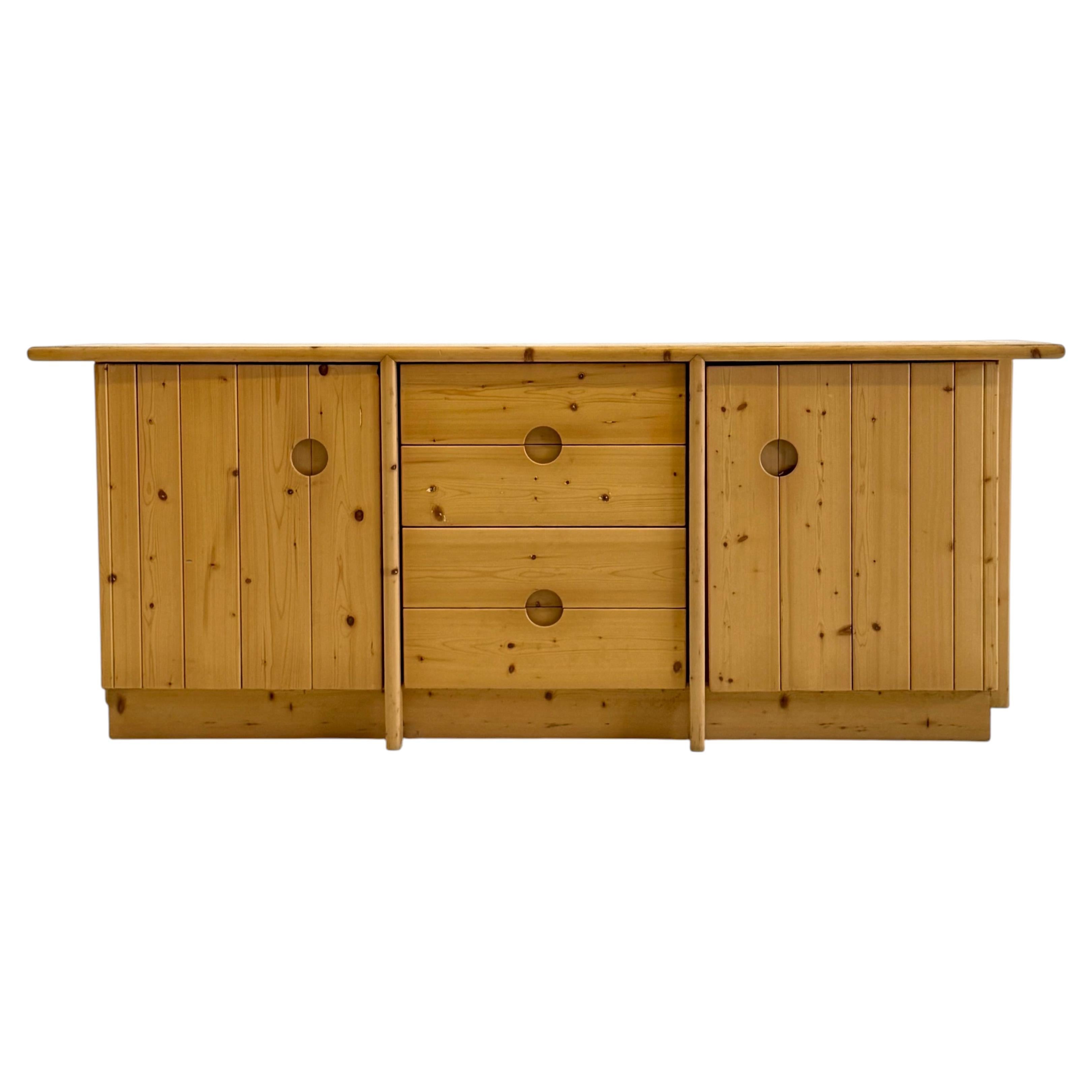 Pine sideboard by Charlotte Perriand for Les Arcs