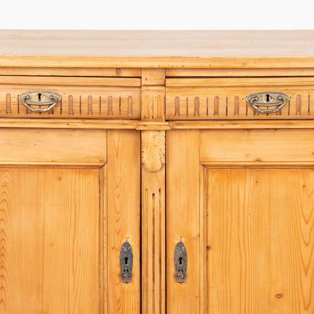 Pine Sideboard Cabinet from Denmark, circa 1890 3