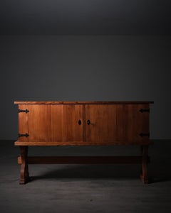 Pine sideboard "Lövåsen" by Åby Möbelfabrik, Sweden, 1940s