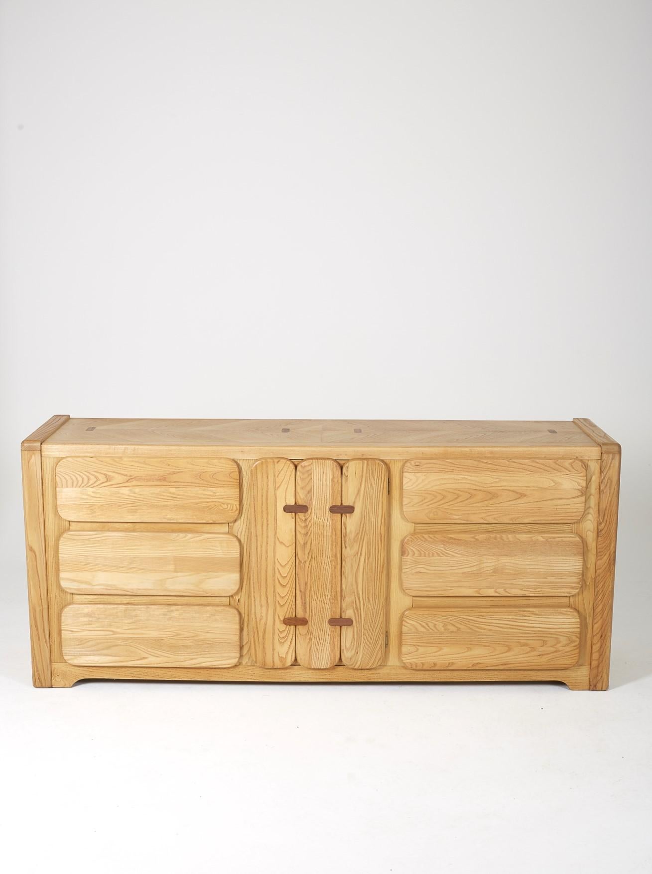 American Pine Sideboard Stanley 1970s Edition