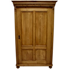 Pine Single Door Wardrobe