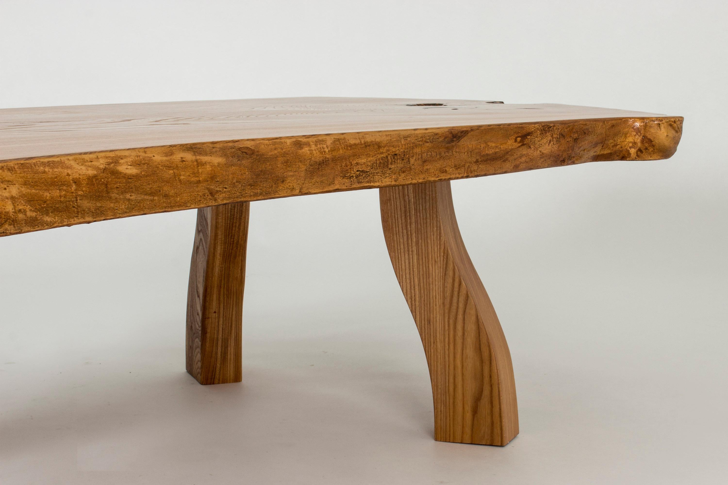 Pine Slab Coffee Table from Carl-Axel Beijbom 5