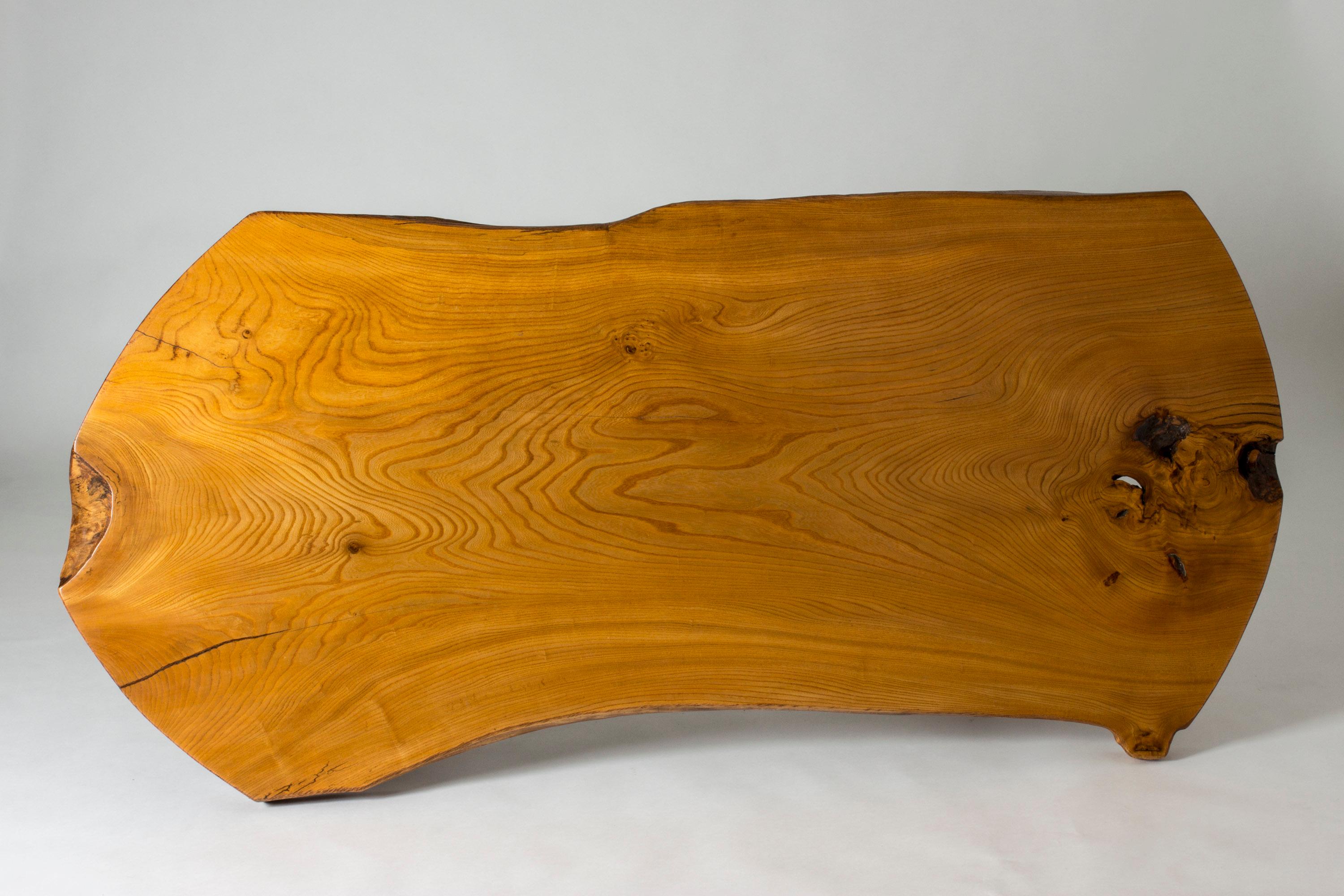 Pine Slab Coffee Table from Carl-Axel Beijbom 6