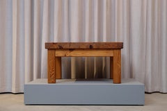 Pine Sofa Table by Sven Larsson, Sweden, 1960s