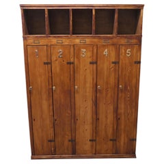 Pine Sports Locker, Equipment Cupboard A good piece
