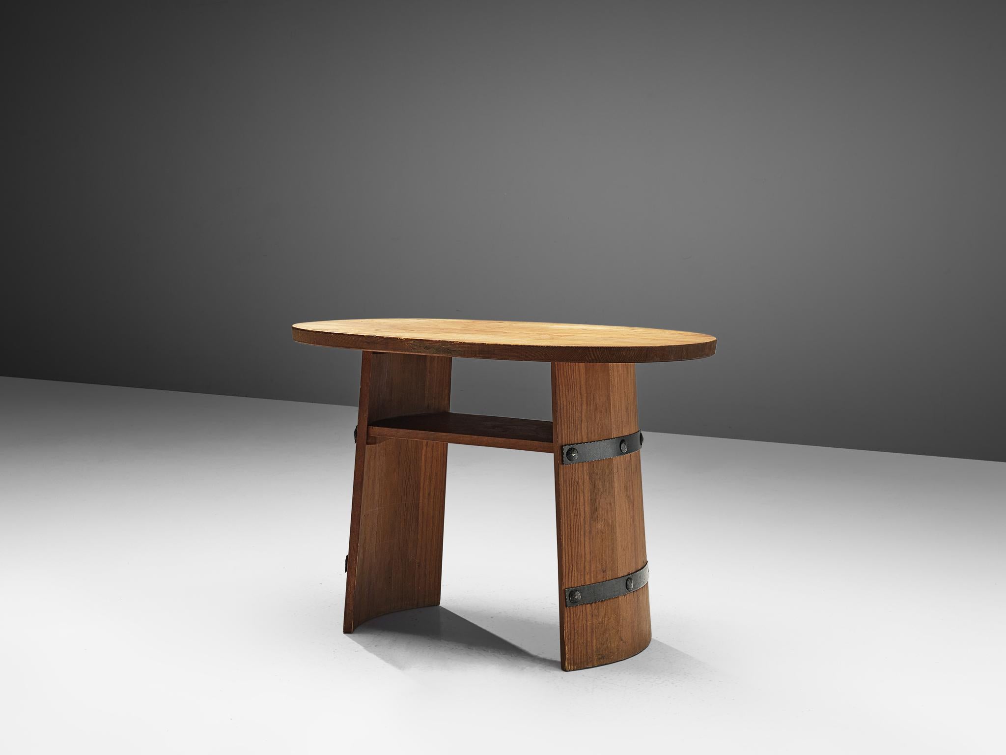 Mid-Century Modern Swedish Table in Pine 