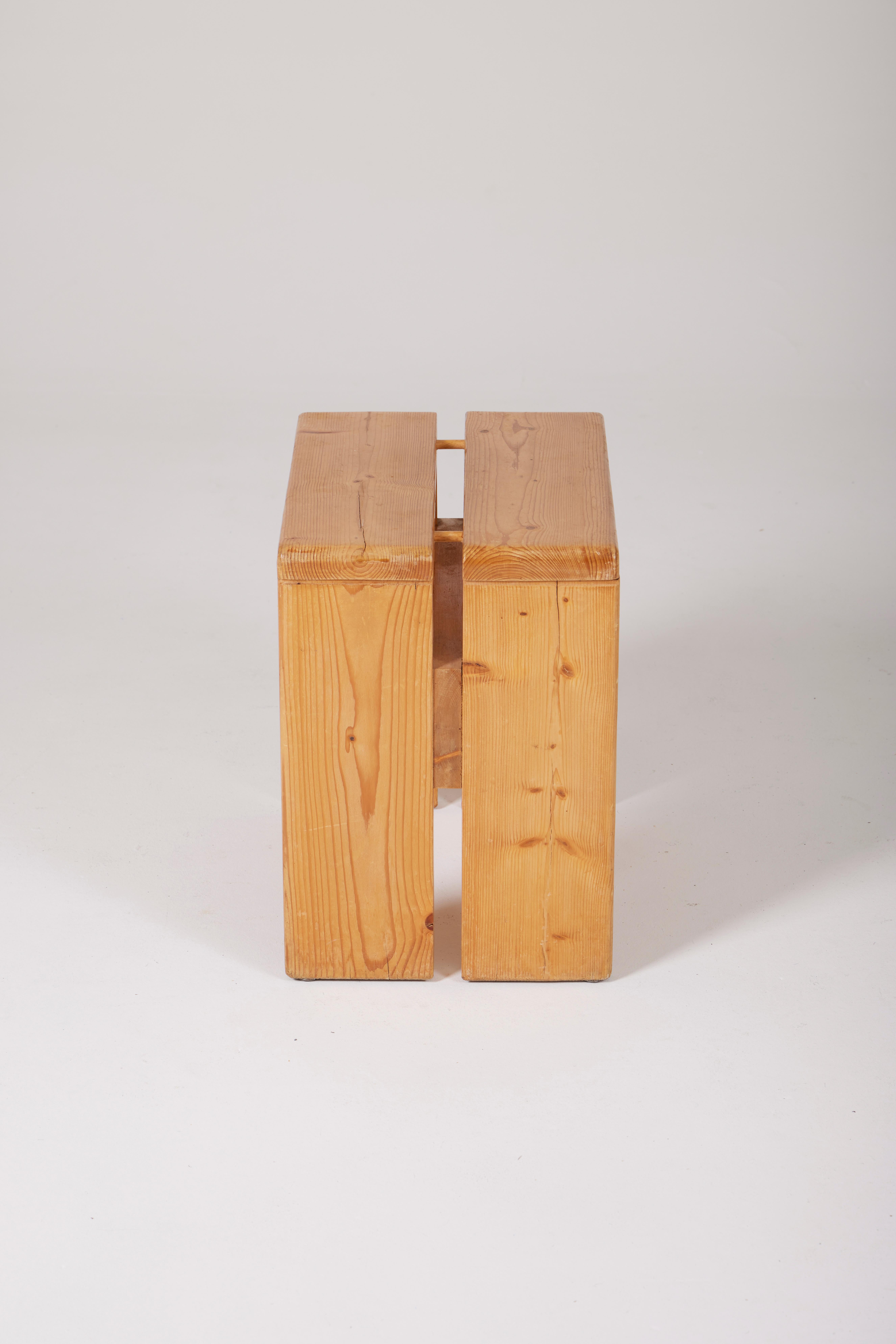 Pine Stool by Charlotte Perriand 1